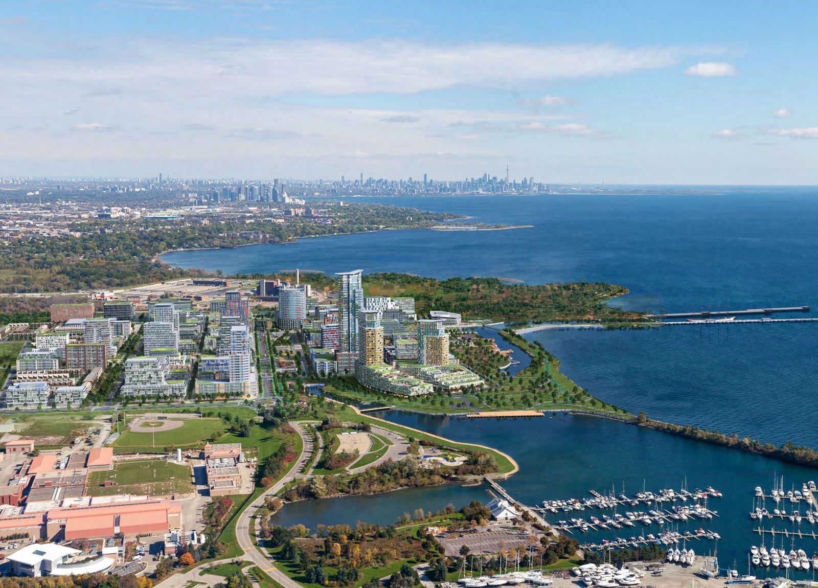 Aquanova Condos at Lakeview Village rendering
