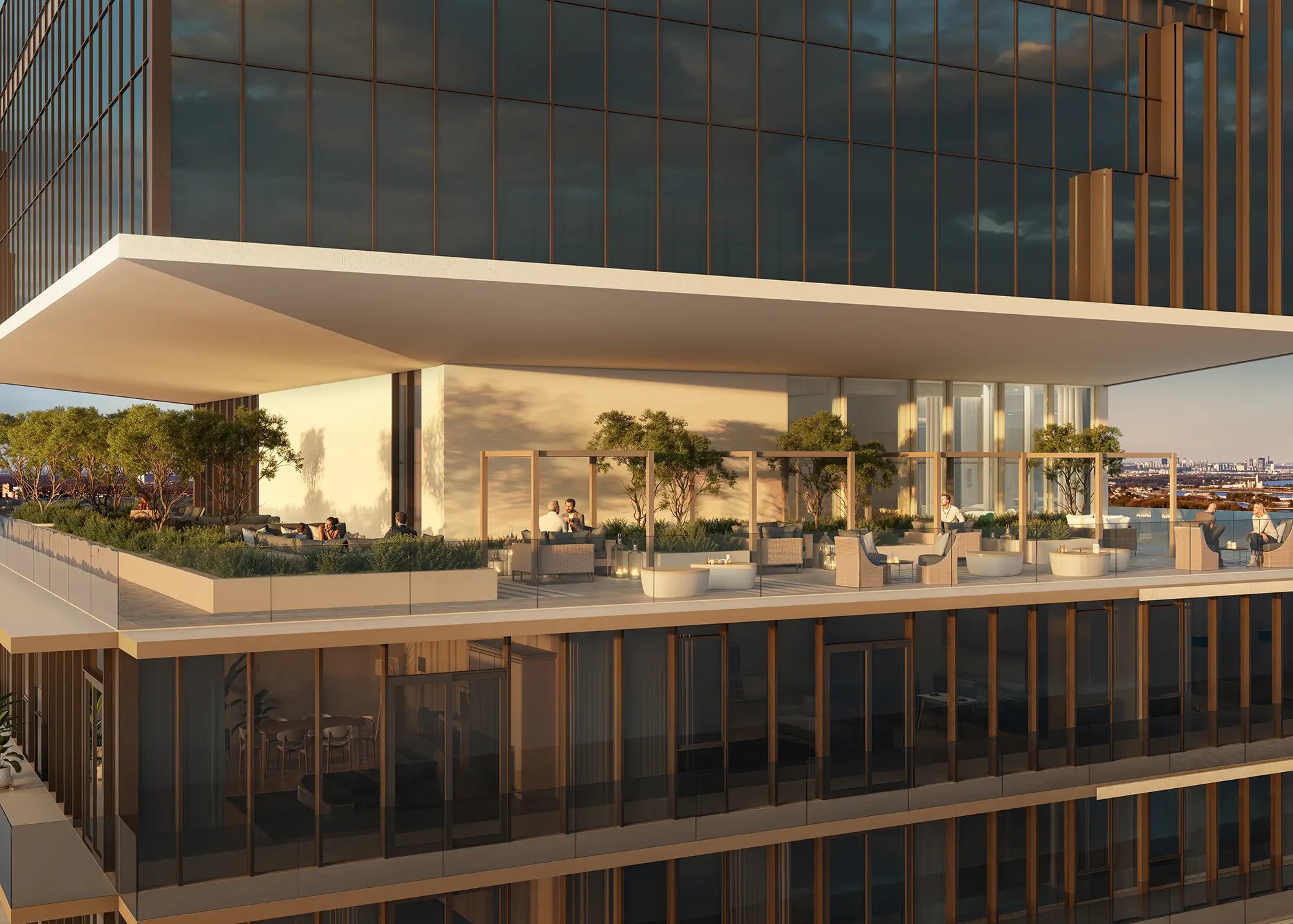 Aquanova Condos at Lakeview Village rendering