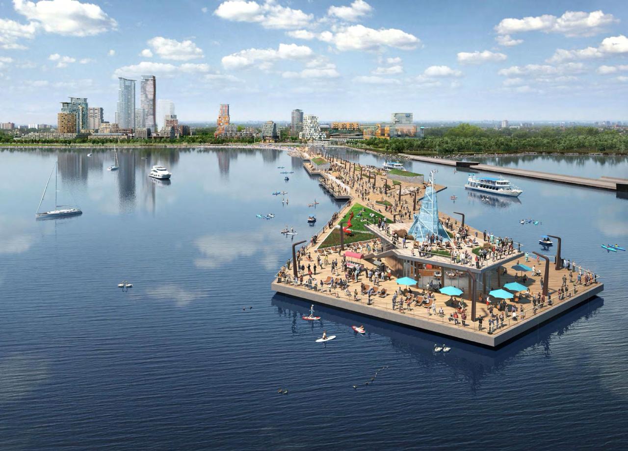 Aquanova Condos at Lakeview Village rendering