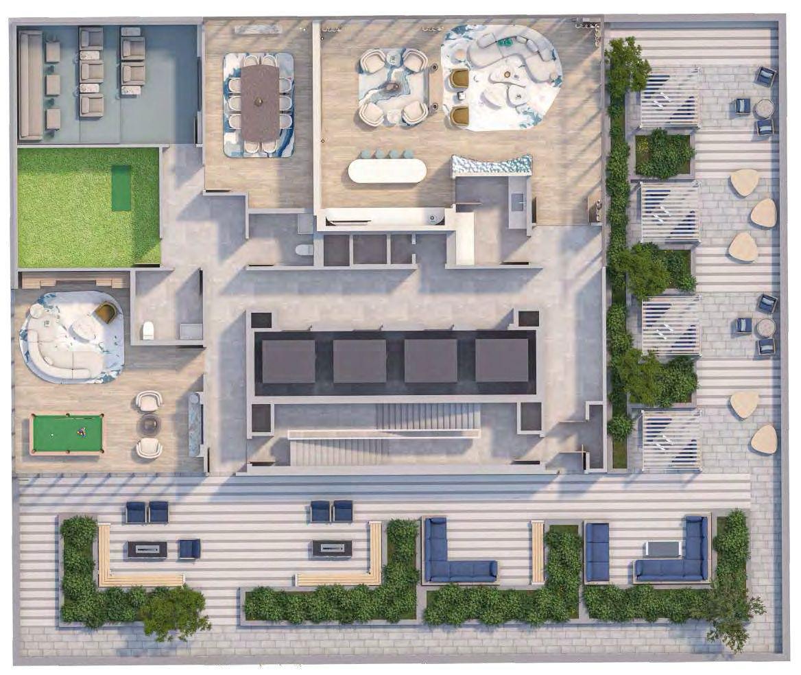 Aquanova Condos at Lakeview Village rendering