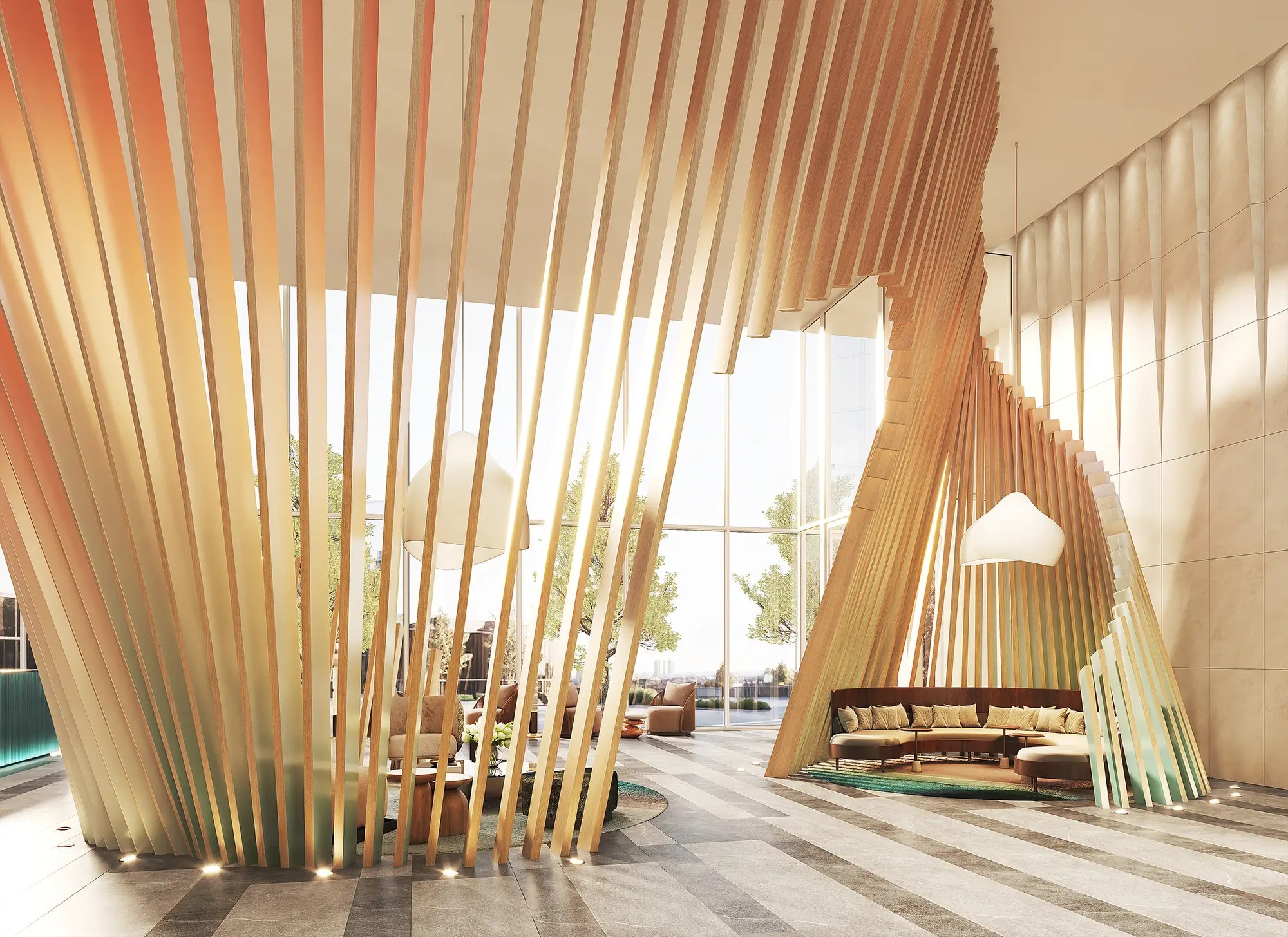 Aquanova Condos at Lakeview Village rendering
