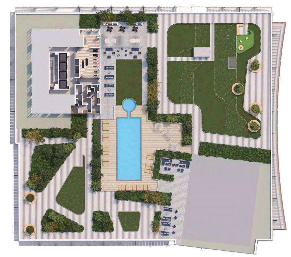 Aquanova Condos at Lakeview Village rendering