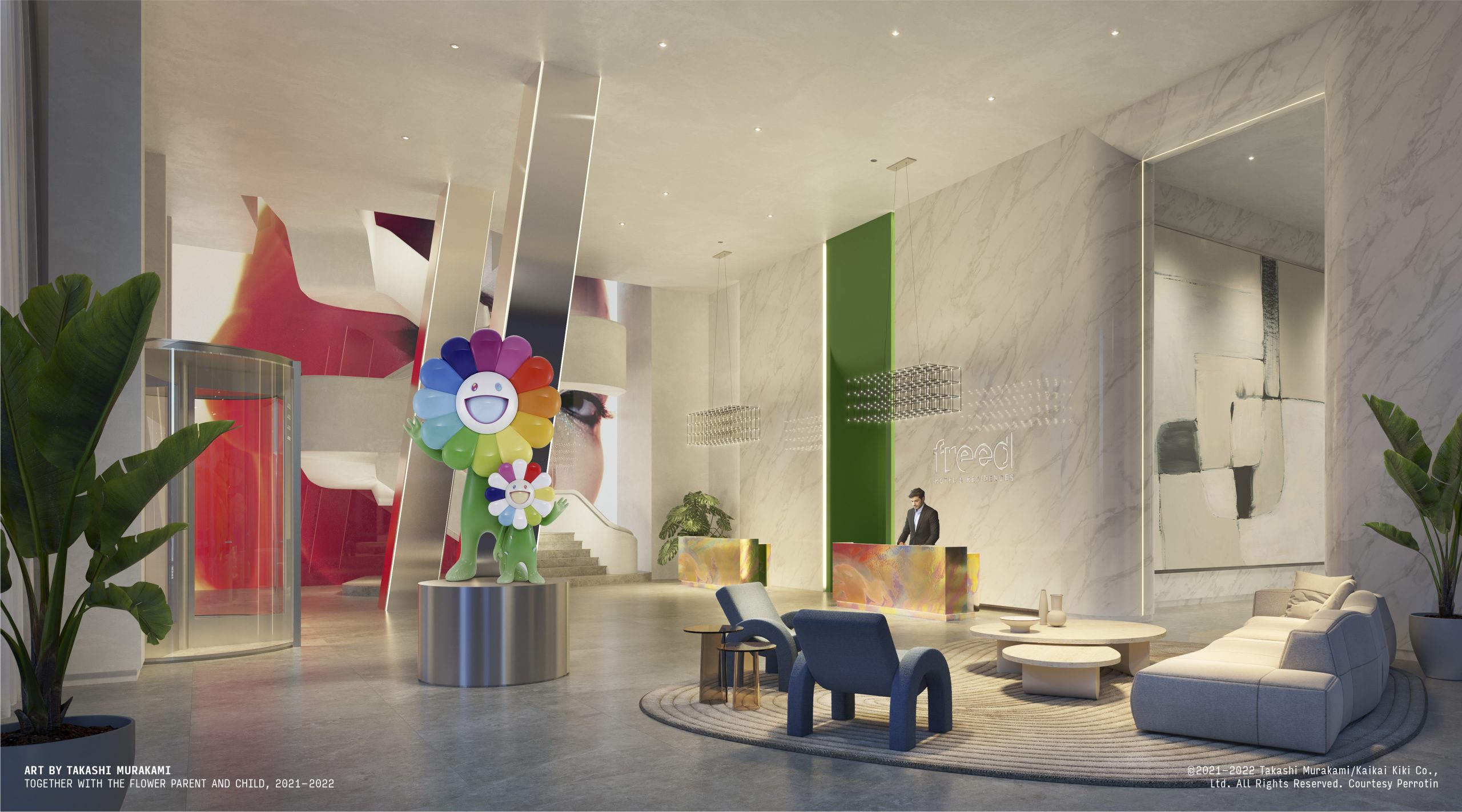 Freed Hotel & Residences rendering