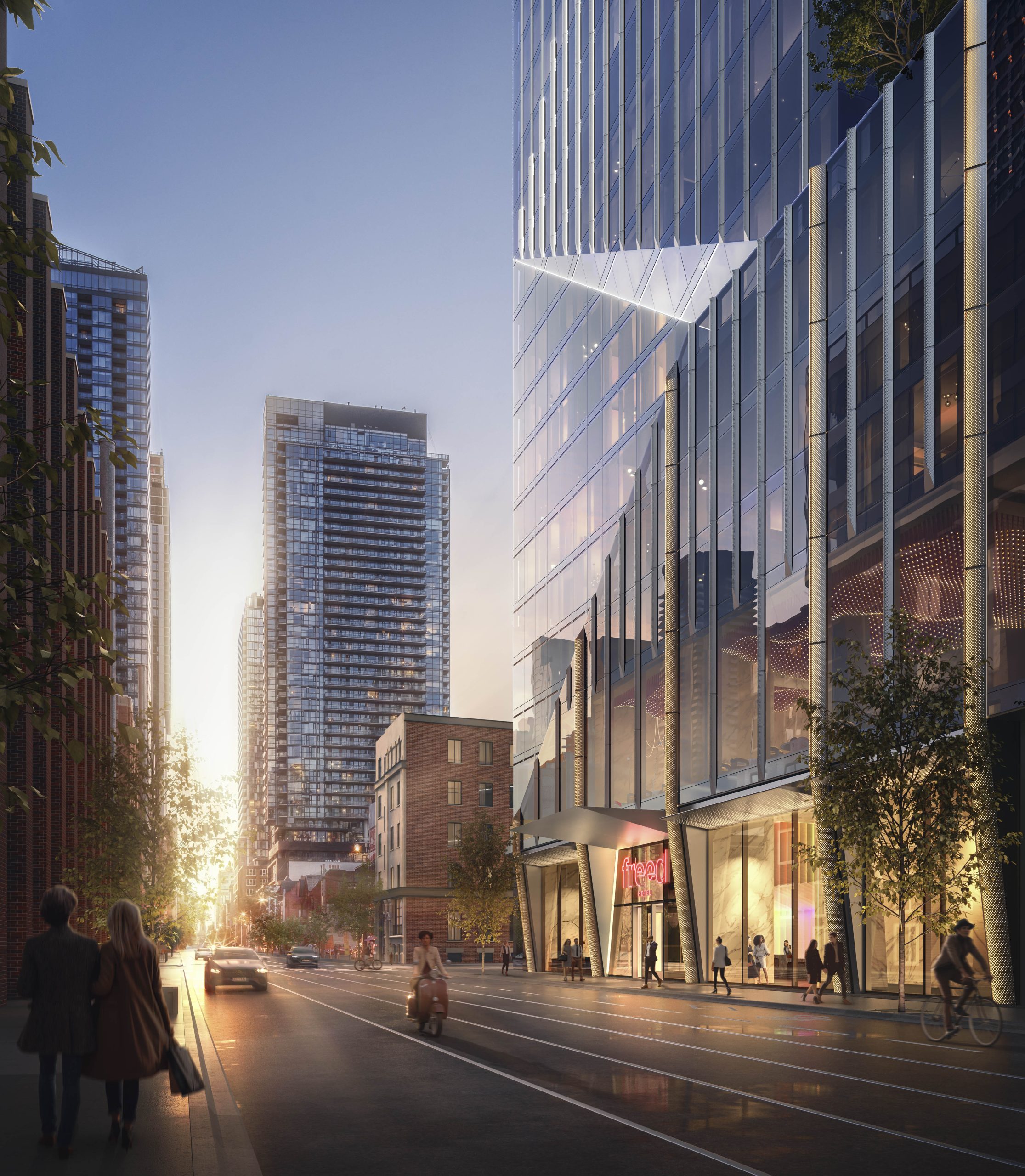 Freed Hotel & Residences rendering