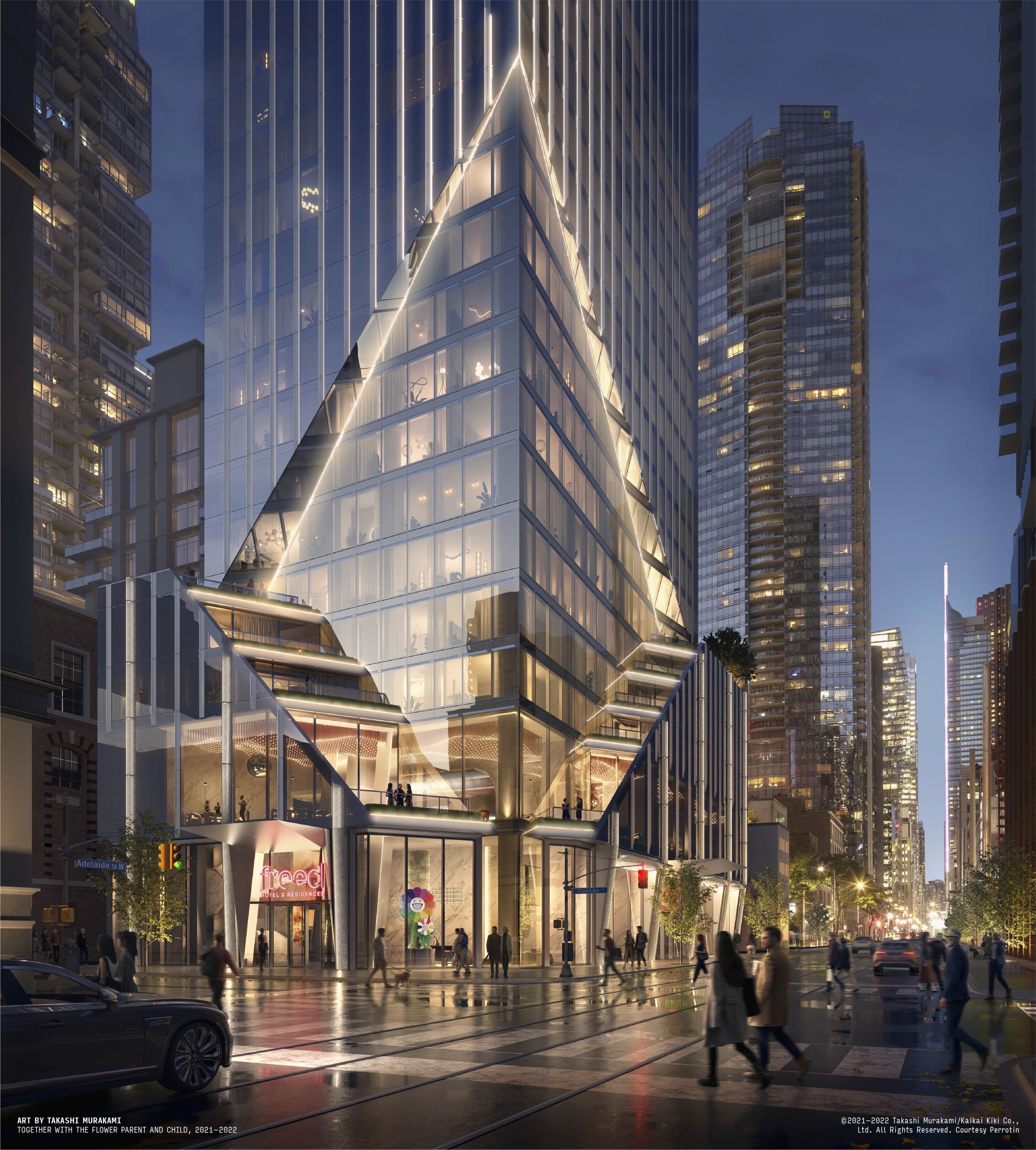 Freed Hotel & Residences rendering