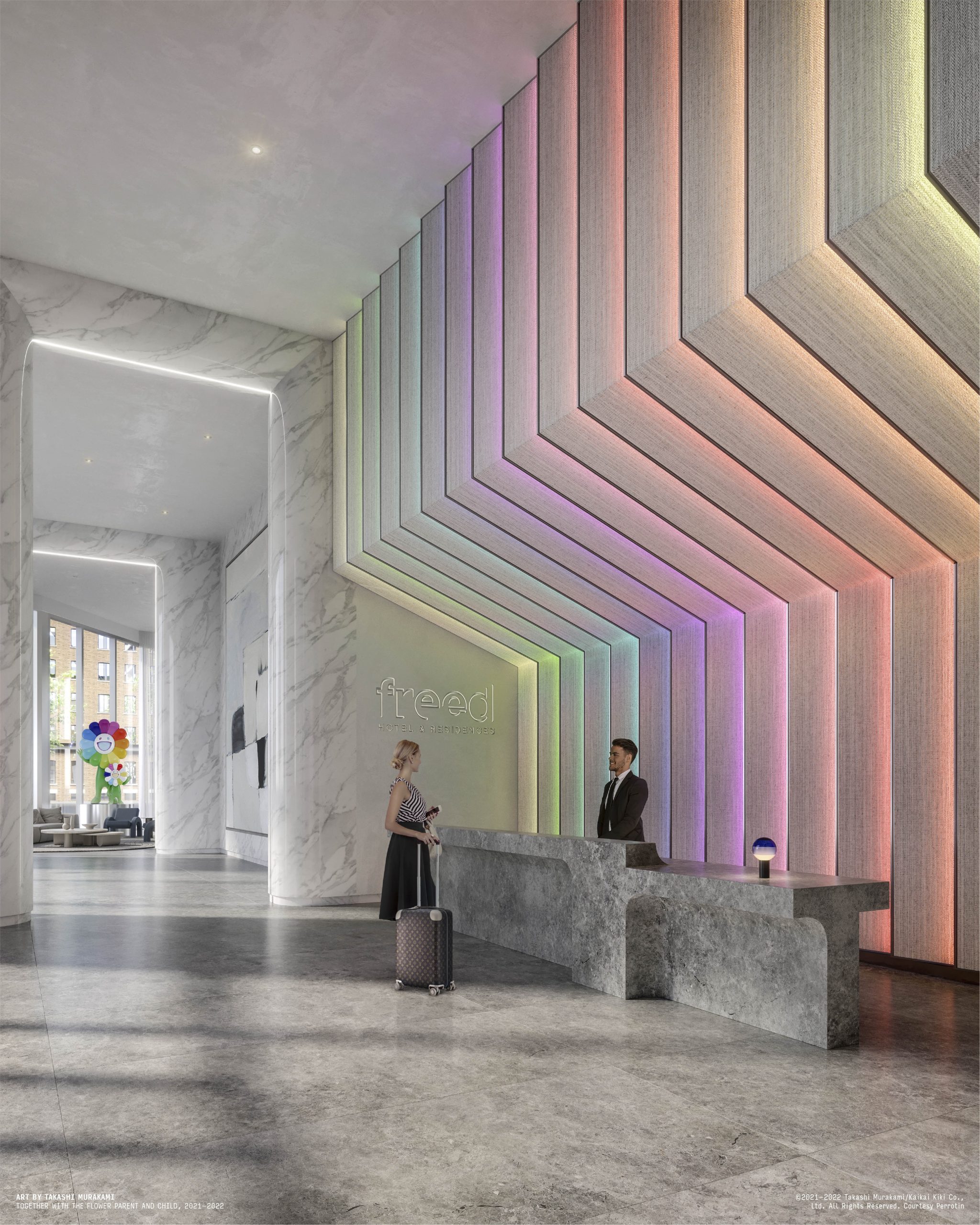 Freed Hotel & Residences rendering
