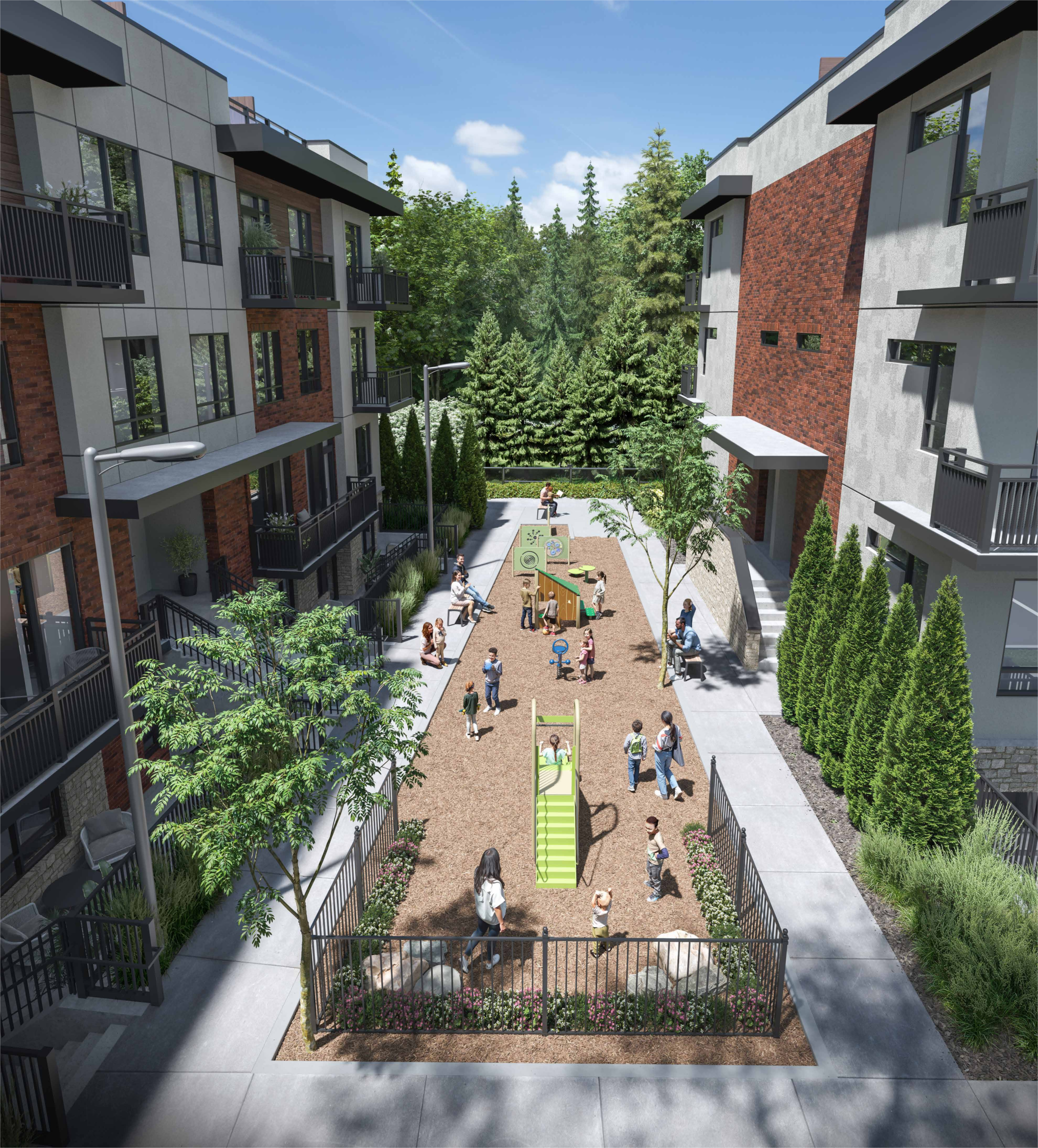 Spruce Trails Towns rendering