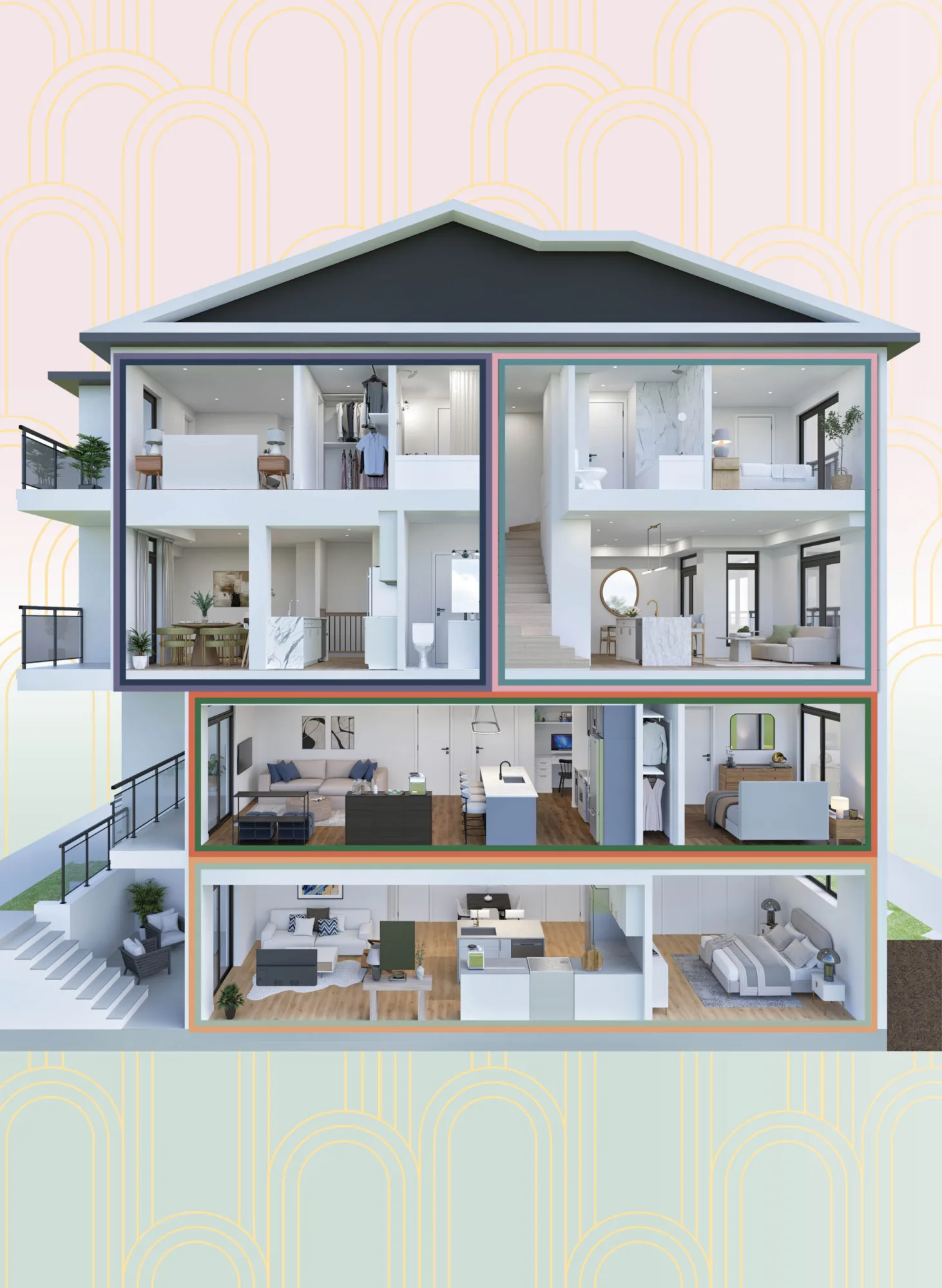Sorella by DeSantis Homes rendering