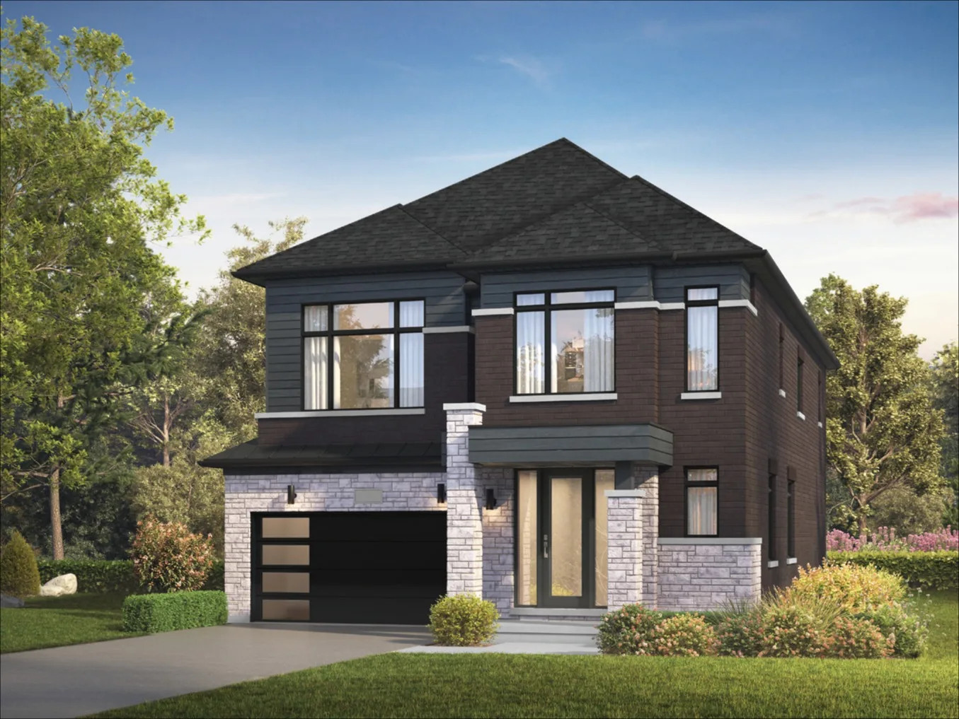 Founders Walk by Fairgate Homes and OPUS Homes rendering