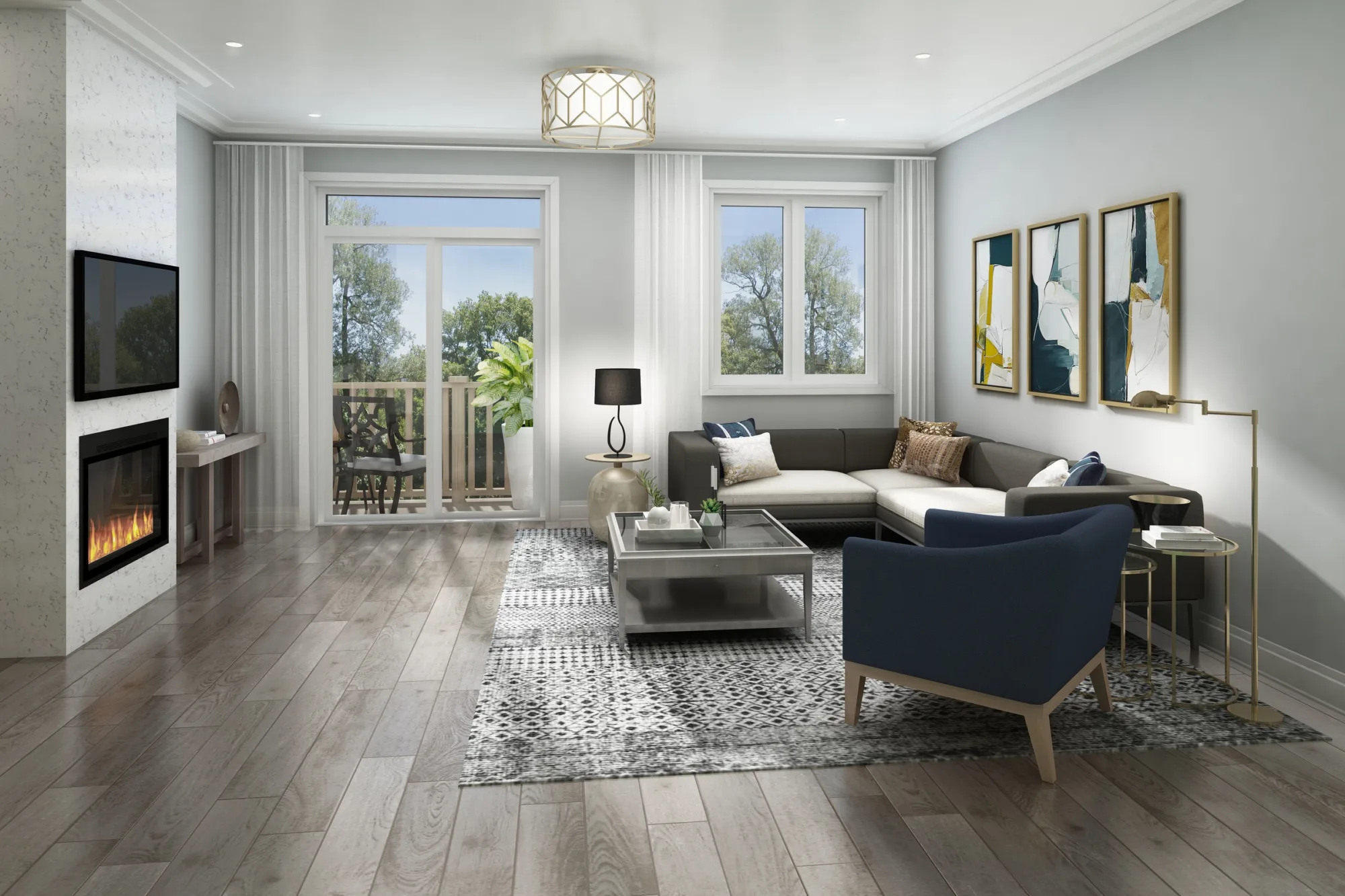 Lakewind by CedarOak Homes rendering